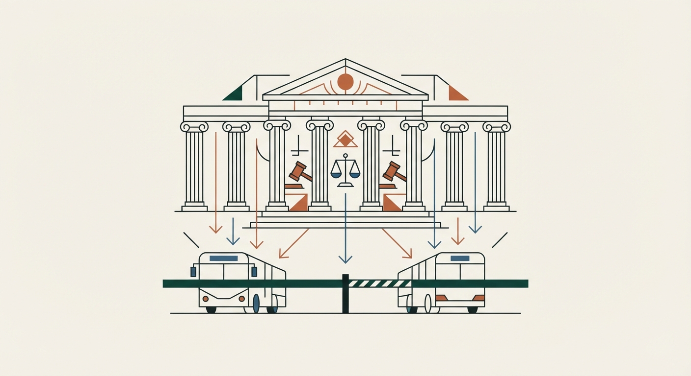 Ilustración editorial conceptual generada por inteligencia artificial para la sección estado. No es una fotografía del hecho.