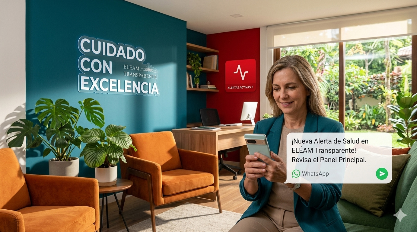 Persona mayor sonriendo