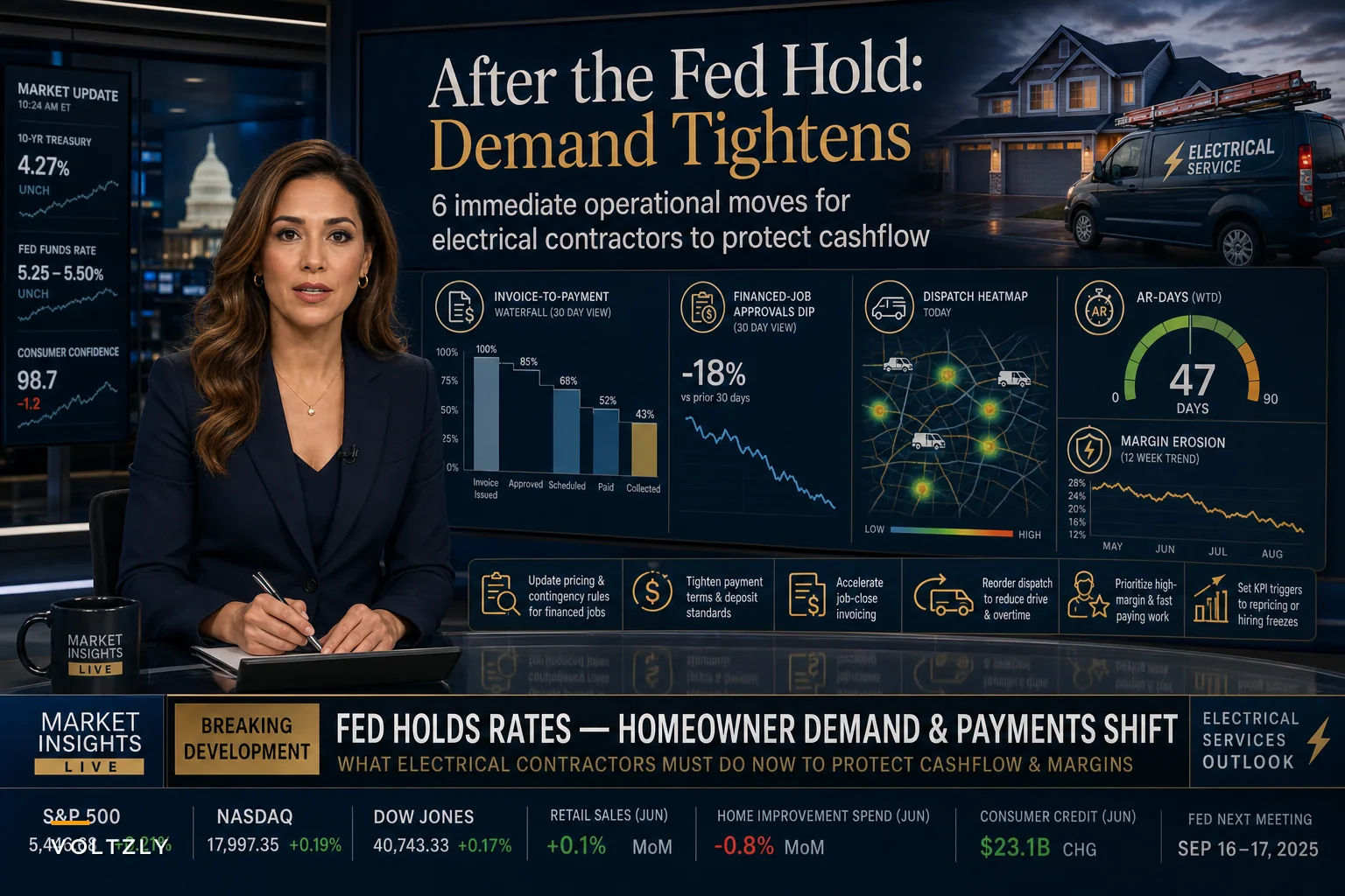 After the Fed hold: 6 immediate operational moves electrical contractors should make to protect margins and cashflow