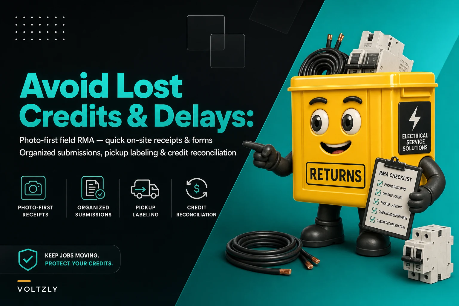 Avoid lost credits and delays: a field-friendly reverse-logistics & RMA workflow for parts returns