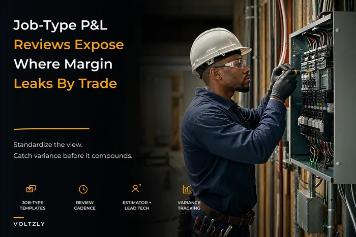 Stop bleeding margin: a job-type profitability framework electricians can use to measure and fix profit leaks