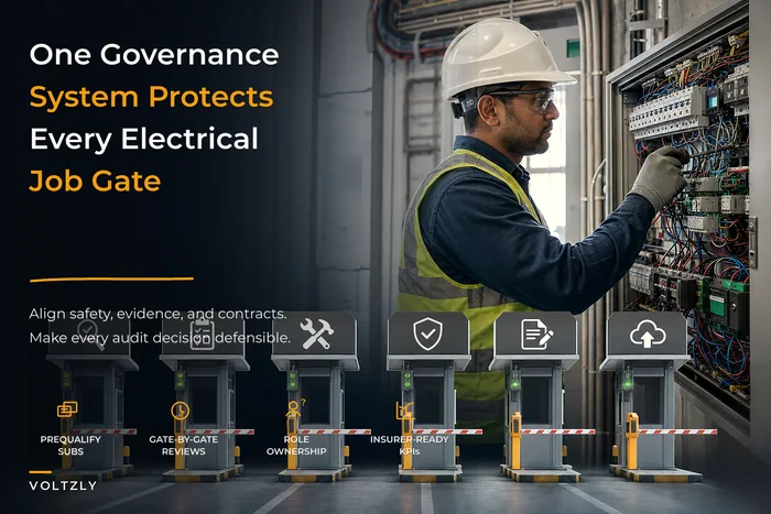 Unified governance for risk and compliance in electrical shops