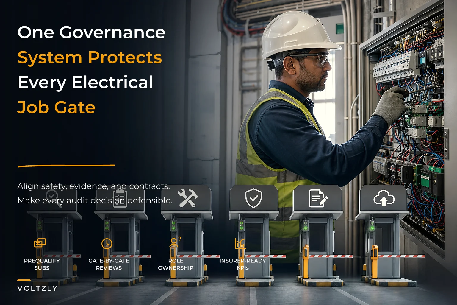Unified governance for risk and compliance in electrical shops