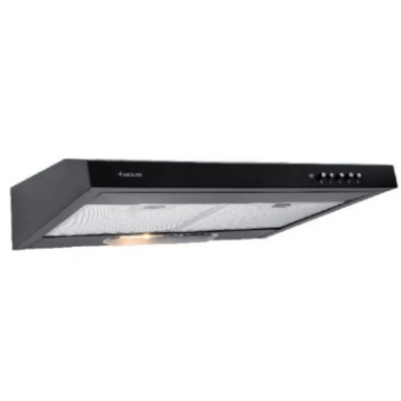 HOTTE FOCUS CASQUETTE 60CM NOIR F.602B