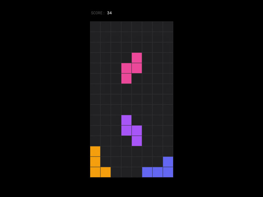 Tetris experiment