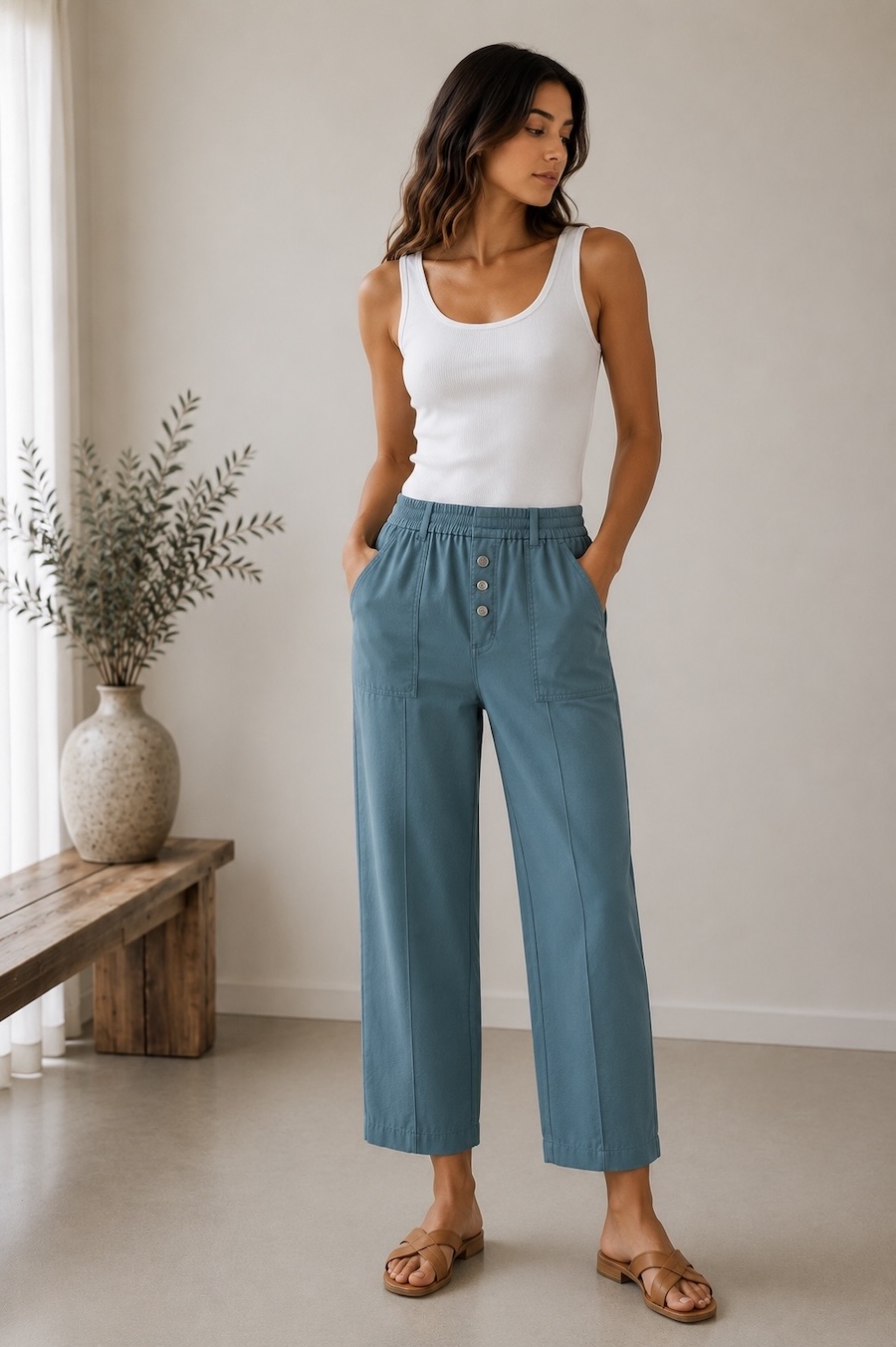 PANTALON HUNTERBleu vert