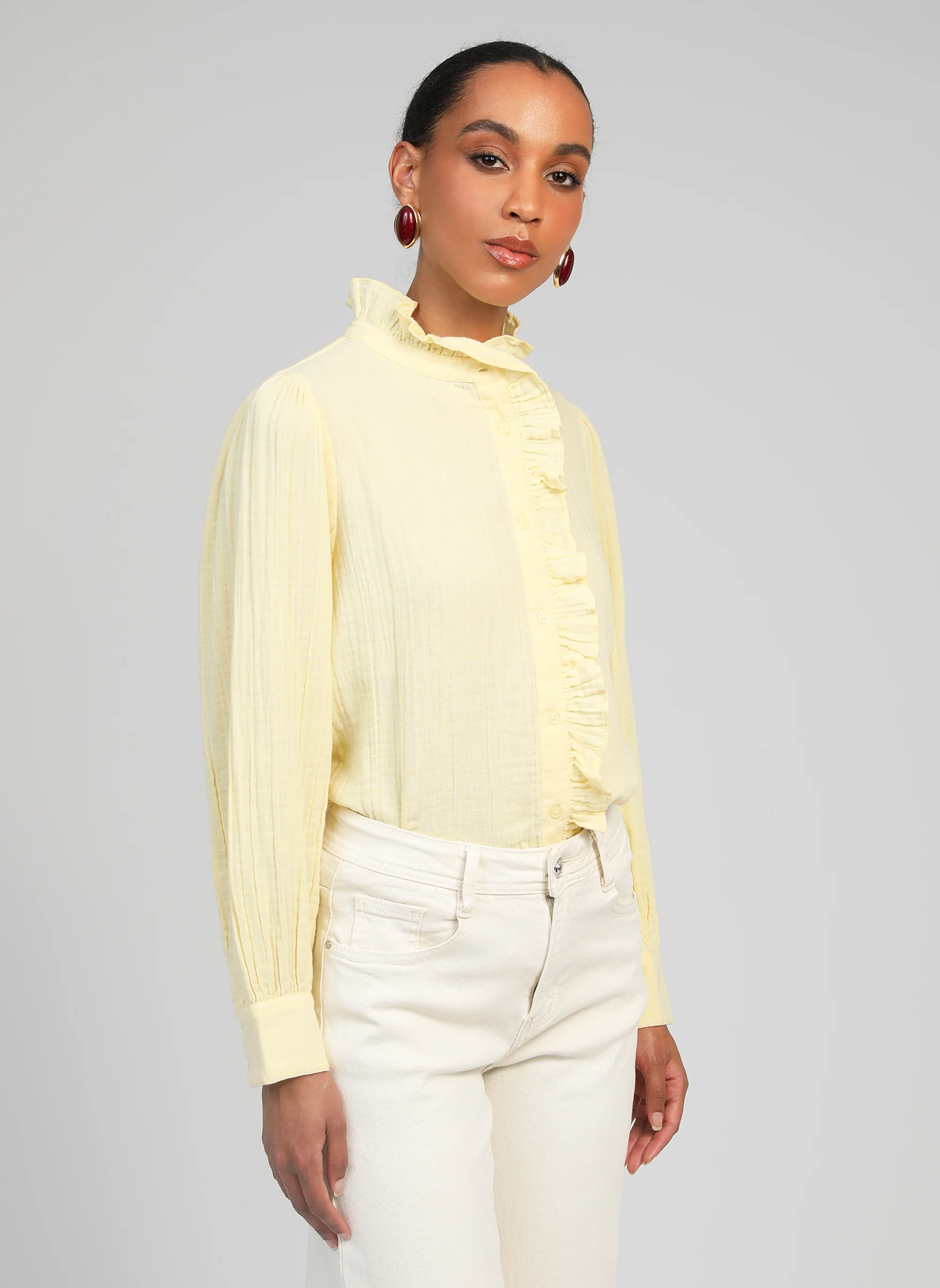 BLOUSE STEFIJaune paille