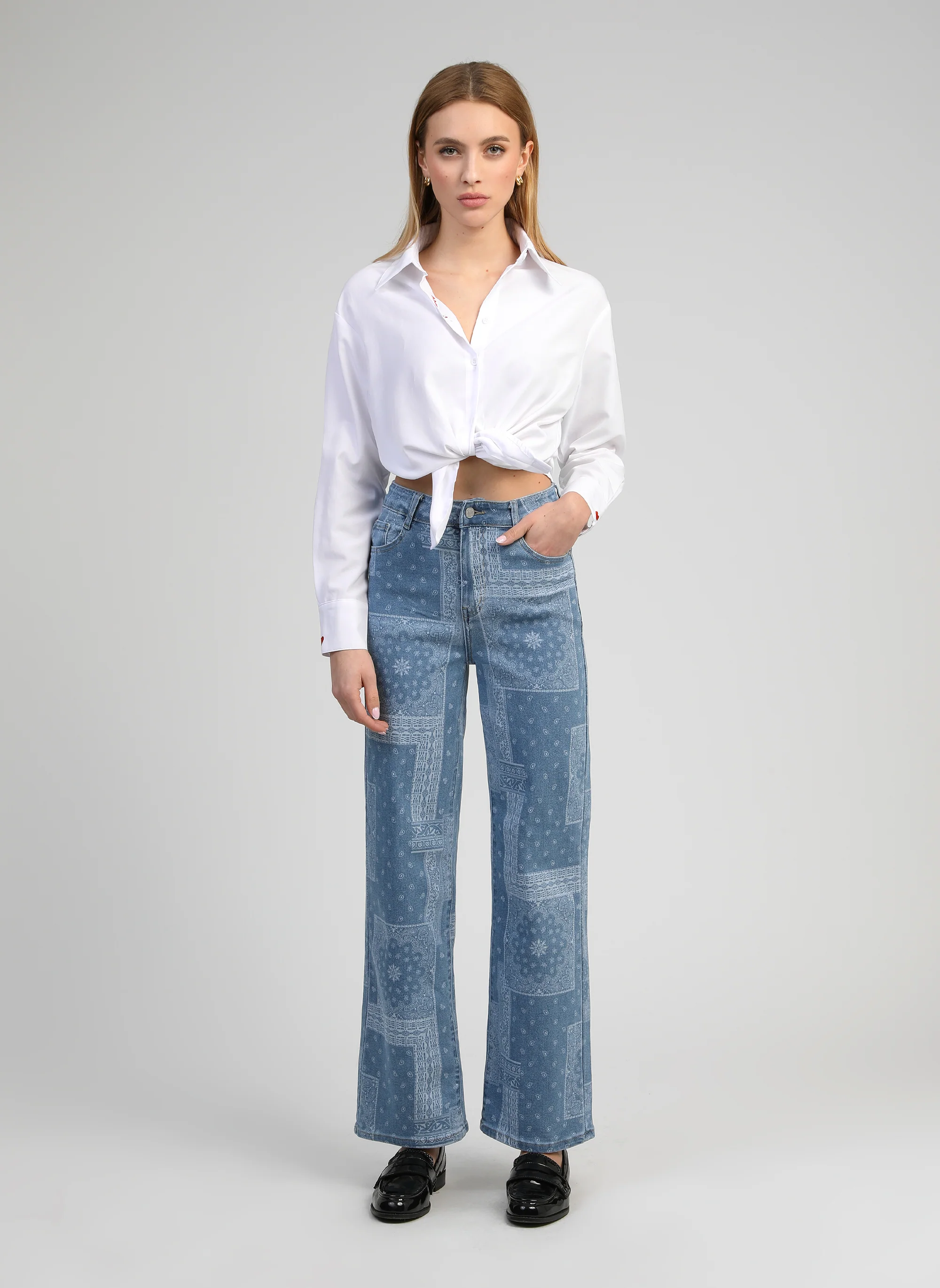 PANTALON PIBAStone bleu