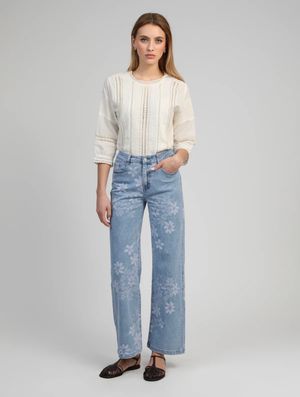PANTALON FLEURBrut