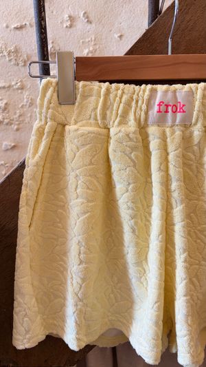 SHORT FROKJaune paille