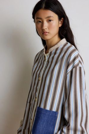 VESTE JADEBleu à rayures