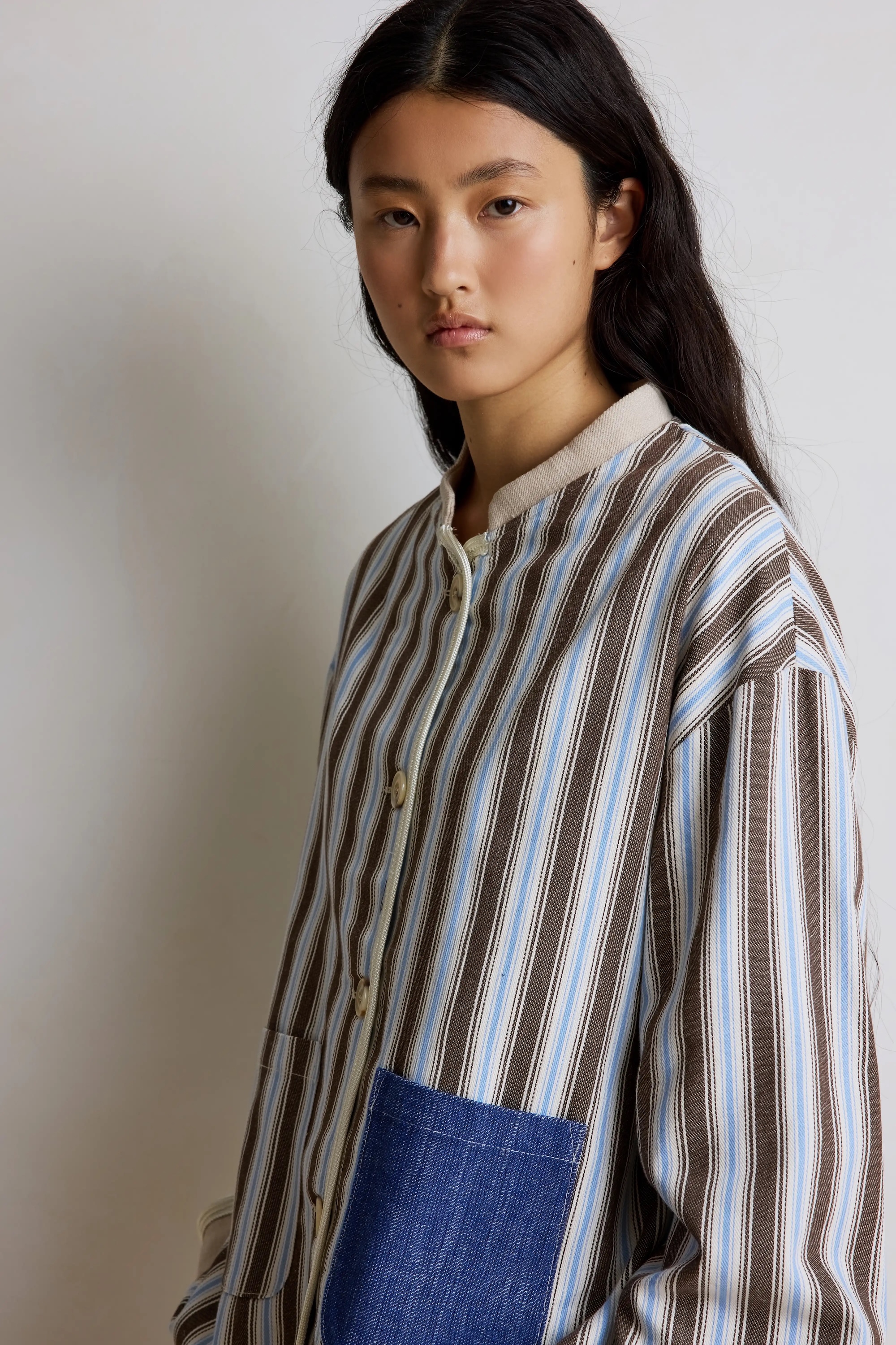 VESTE JADEBleu à rayures