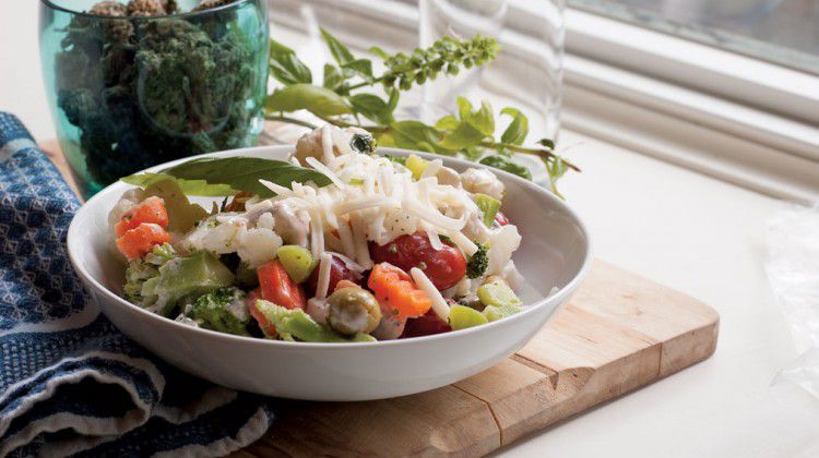 cornucopian-vegetable-salad-seafood-ragout-oregano