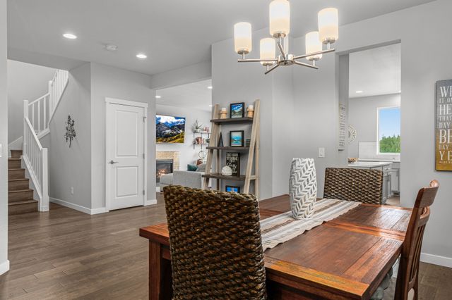 Dining Room in open concept main floor