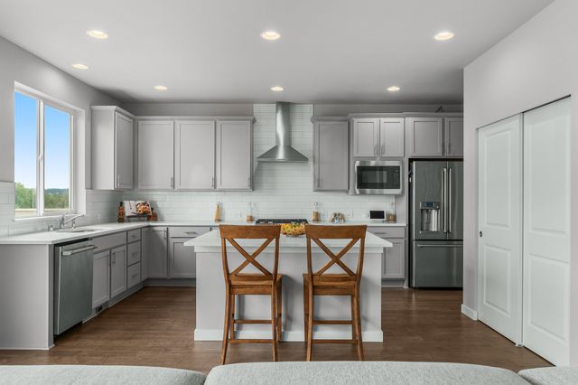 Upgraded cabinetry and appliances