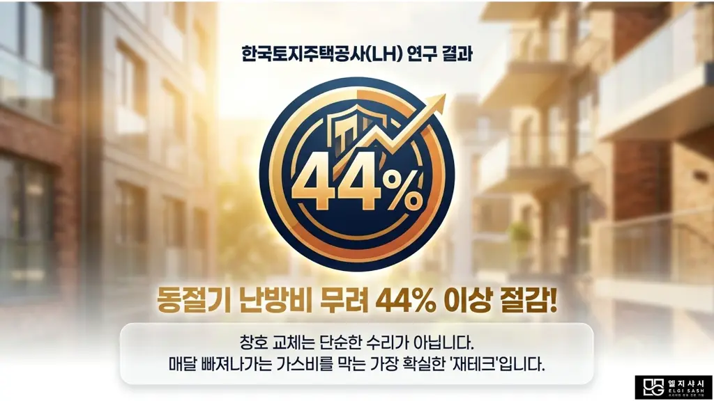 난방비 절반 가까이 뚝! 겨울 창호 교체 골든타임 10/12