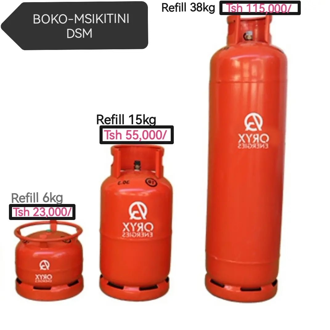 38kg refill gas cylinder 