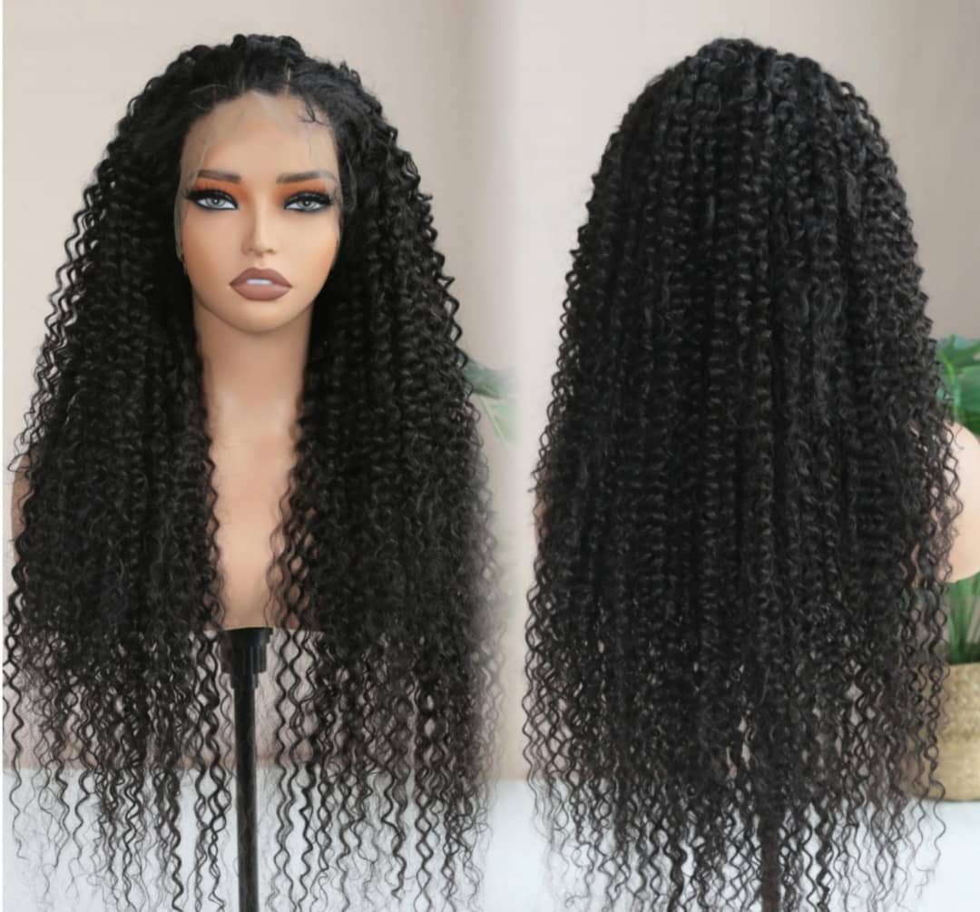 13×6 lace frontal 50% Human hair water wave, loose wave, and straight wigs