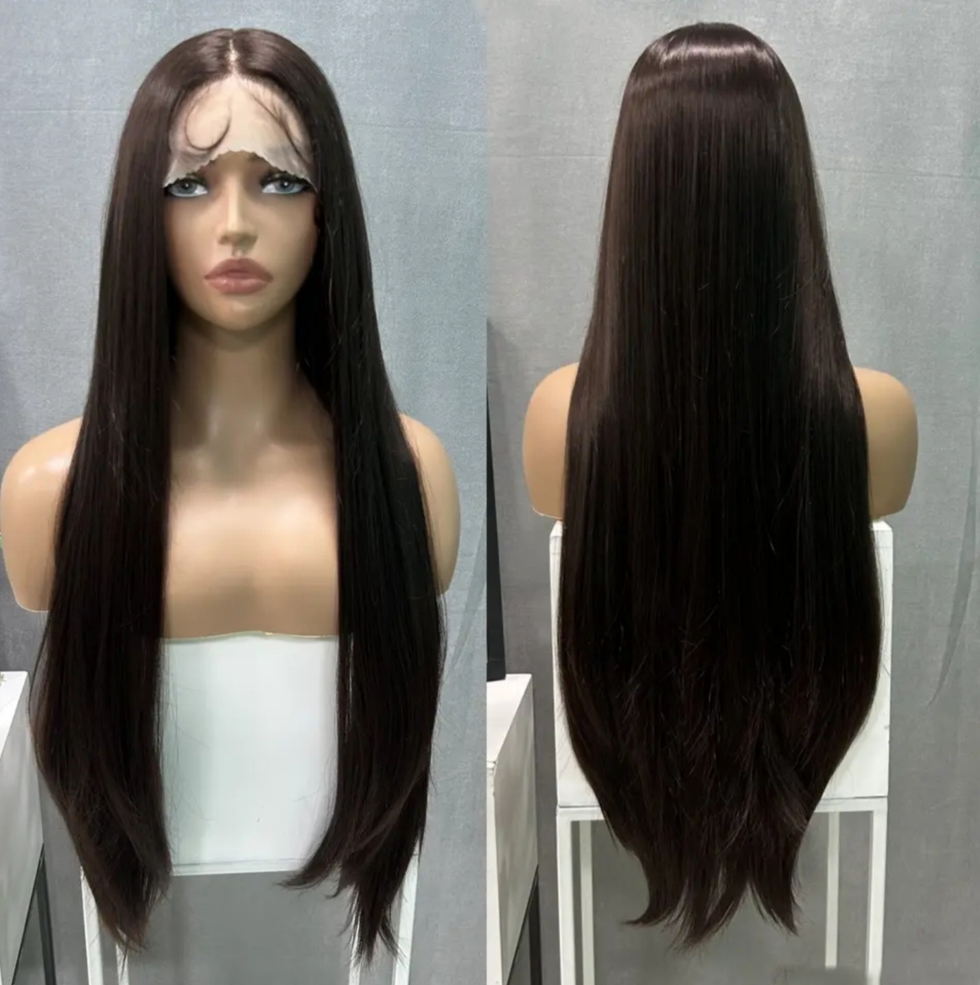 Straight Lace Frontal 13x6 Synthetic Hair