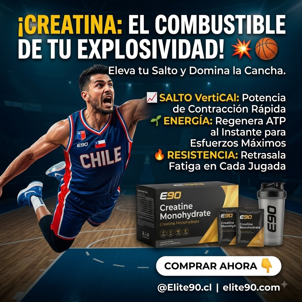 Creatina y Salto Vertical: El Impulso para Basquetbolistas Chilenos