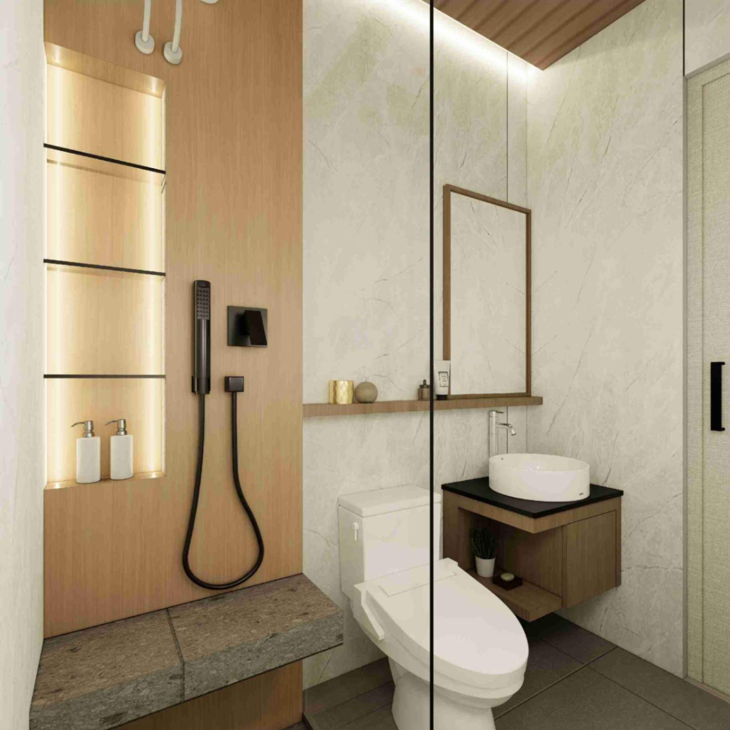 3D Design Renovasi Sipil dan Interior Rumah Cluster Citra Sentul Raya - Sentul Bogor