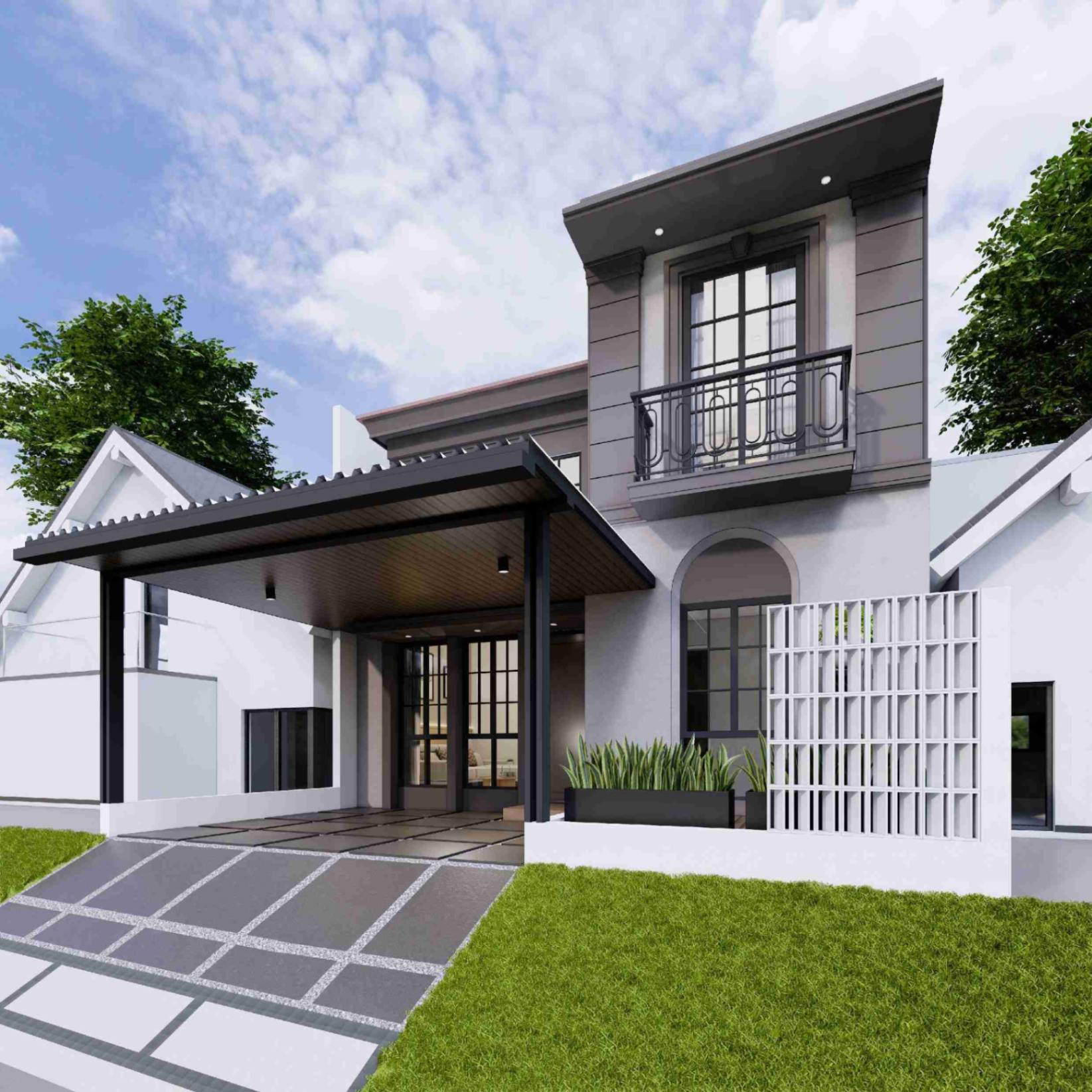 3D Design Renovasi Sipil dan Interior Rumah Cluster Citra Sentul Raya - Sentul Bogor
