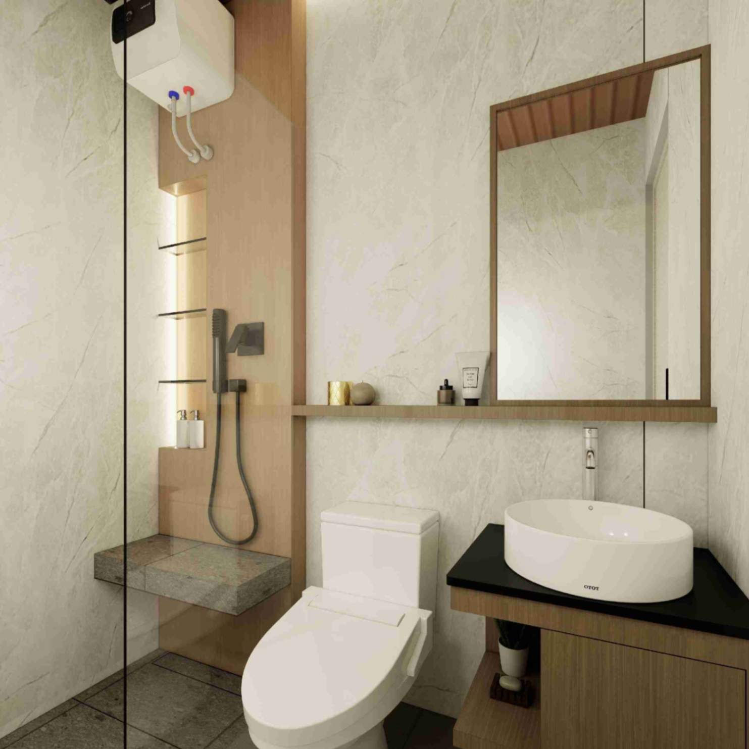 3D Design Renovasi Sipil dan Interior Rumah Cluster Citra Sentul Raya - Sentul Bogor