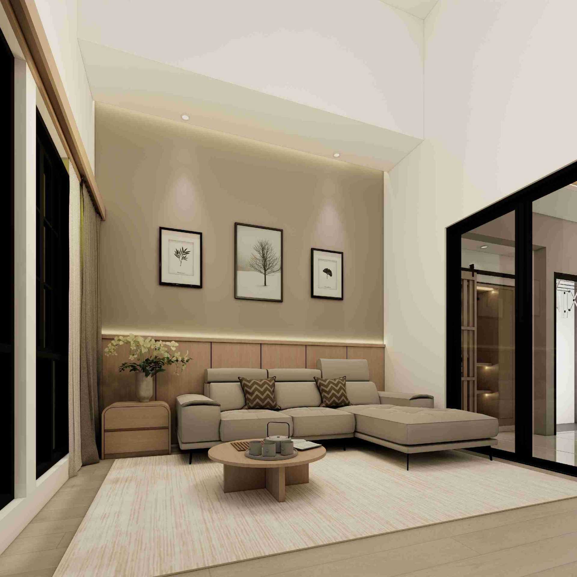 3D Design Renovasi Sipil dan Interior Rumah Cluster Citra Sentul Raya - Sentul Bogor