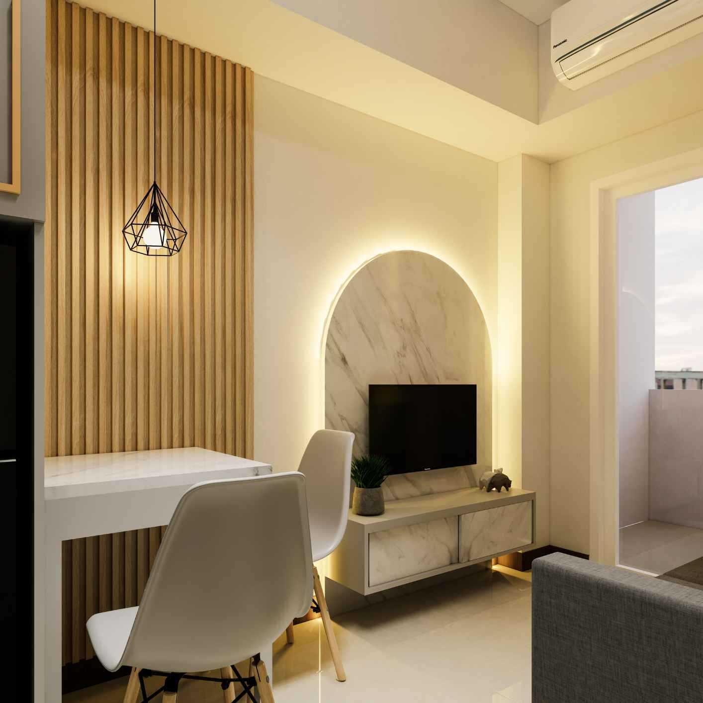 3D Design Renovasi Interior Apartemen Scientia, Gading Serpong Tangerang - Tangerang Serpong