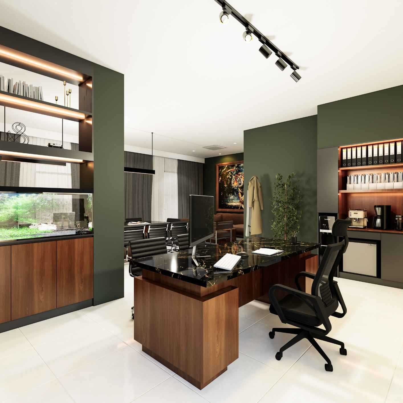 3D Design Renovasi Sipil dan Interior Kantor, Bogor - Bogor