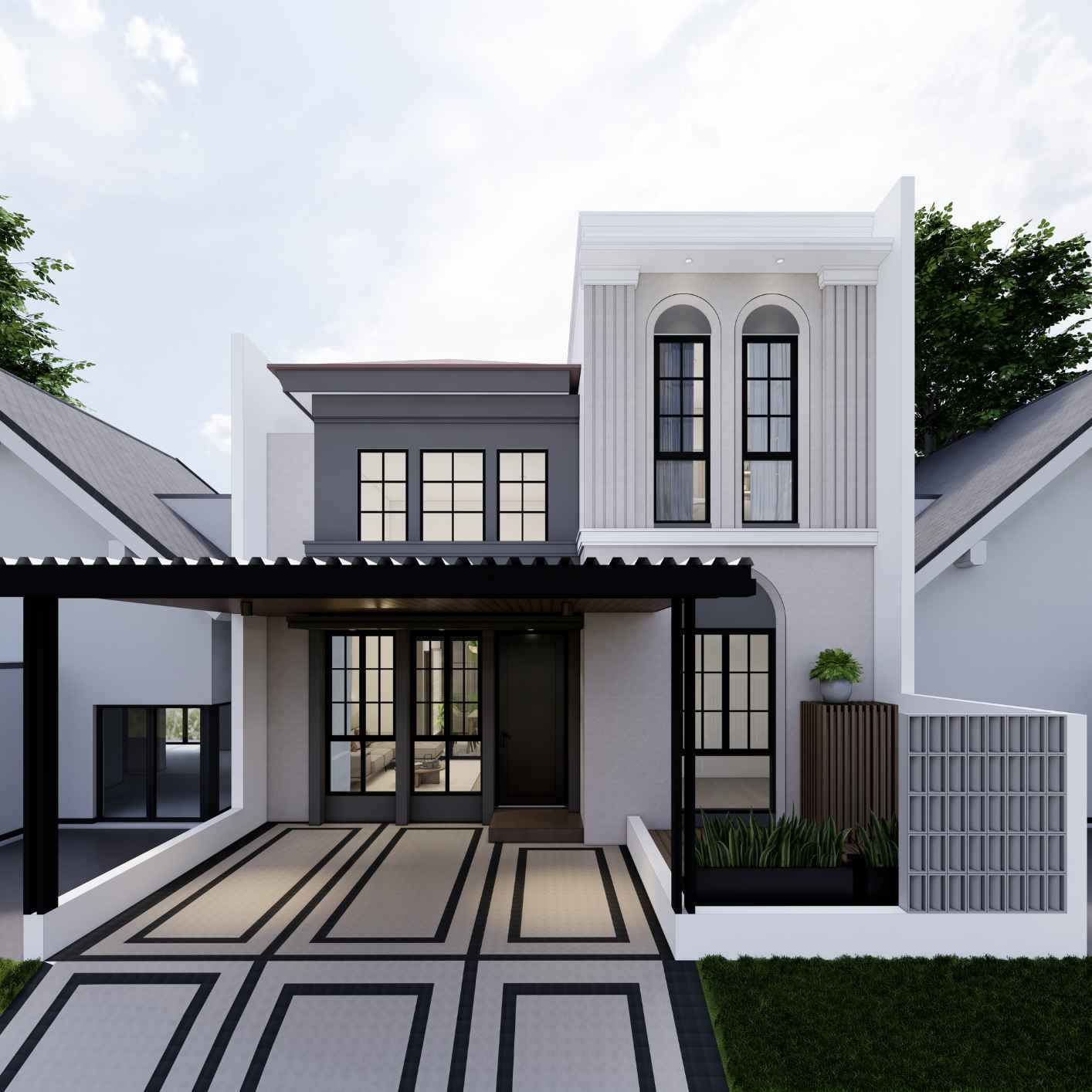 Gambar 3D Design untuk Cluster Danube Citra Sentul Raya