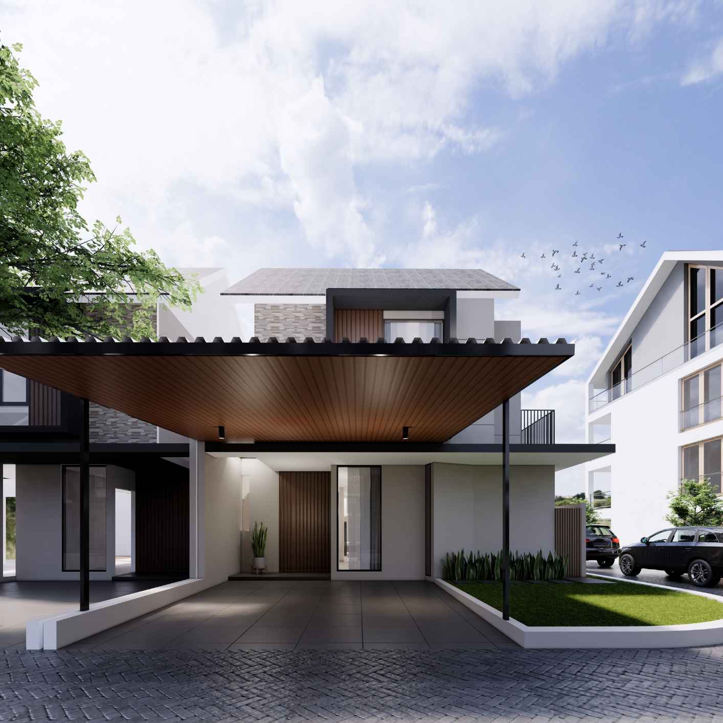 Gambar 3D Design untuk Cluster Citra Garden Aeris
