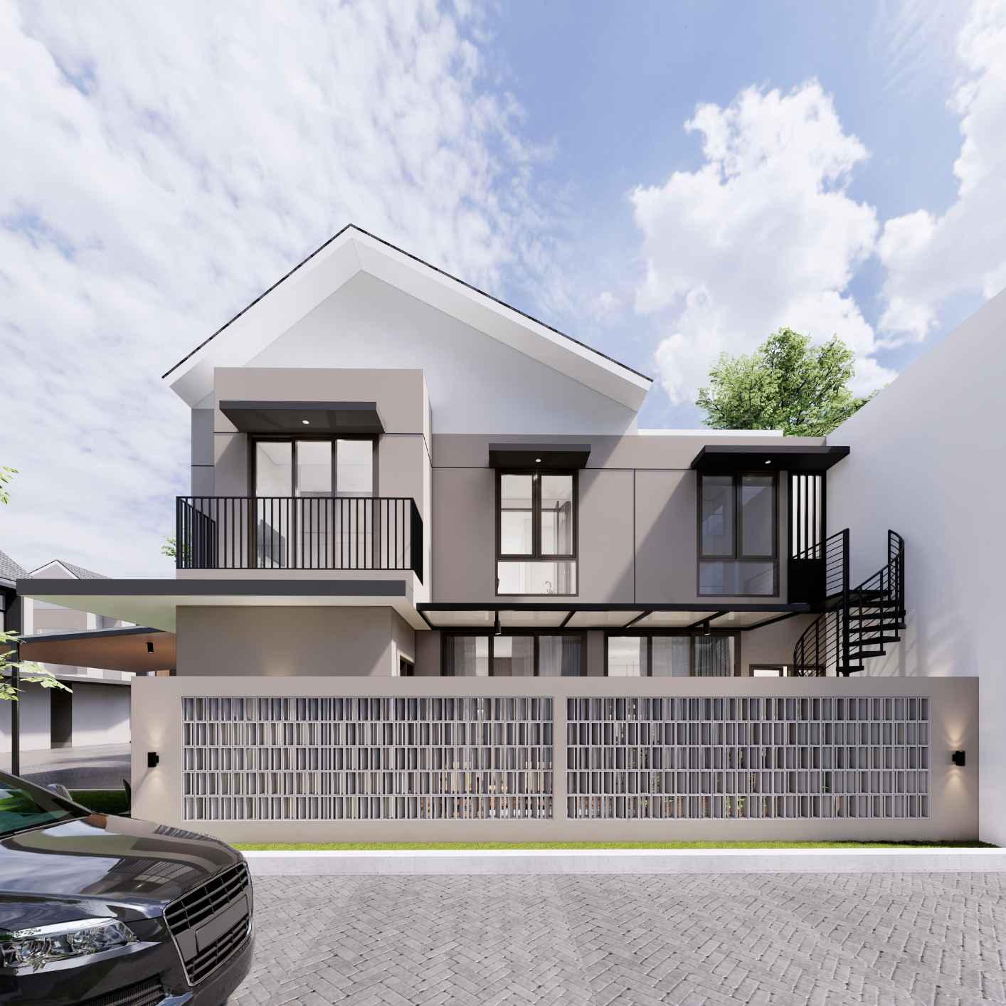 Gambar 3D Design untuk Cluster Citra Garden Aeris