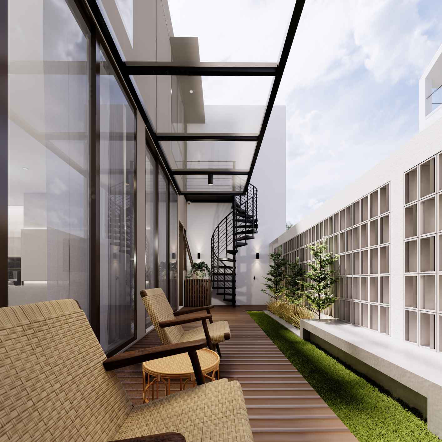 Gambar 3D Design untuk Cluster Citra Garden Aeris