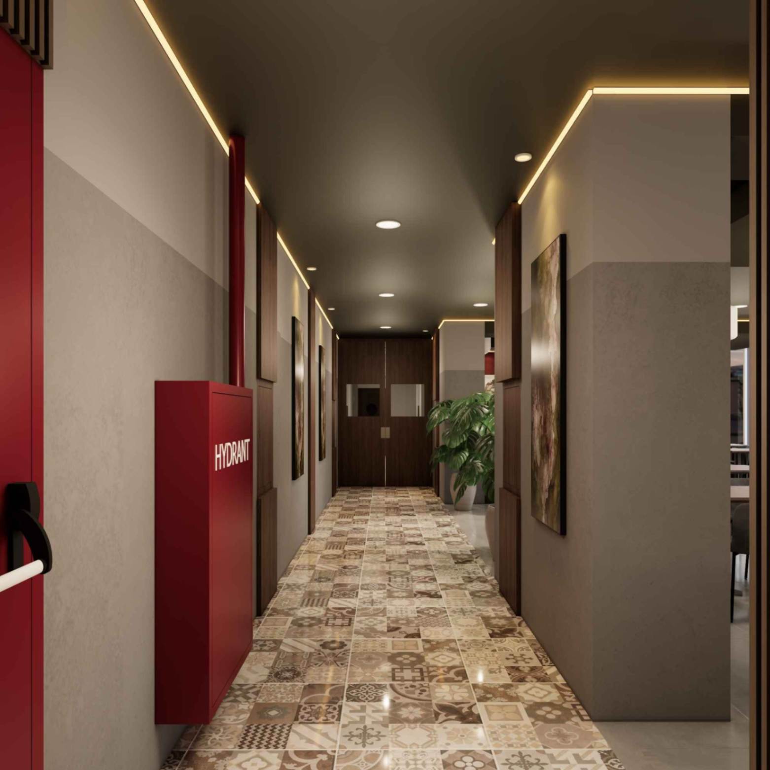 3D Design Renovasi Sipil dan Interior Resto Langit Rasa - Tangerang Serpong