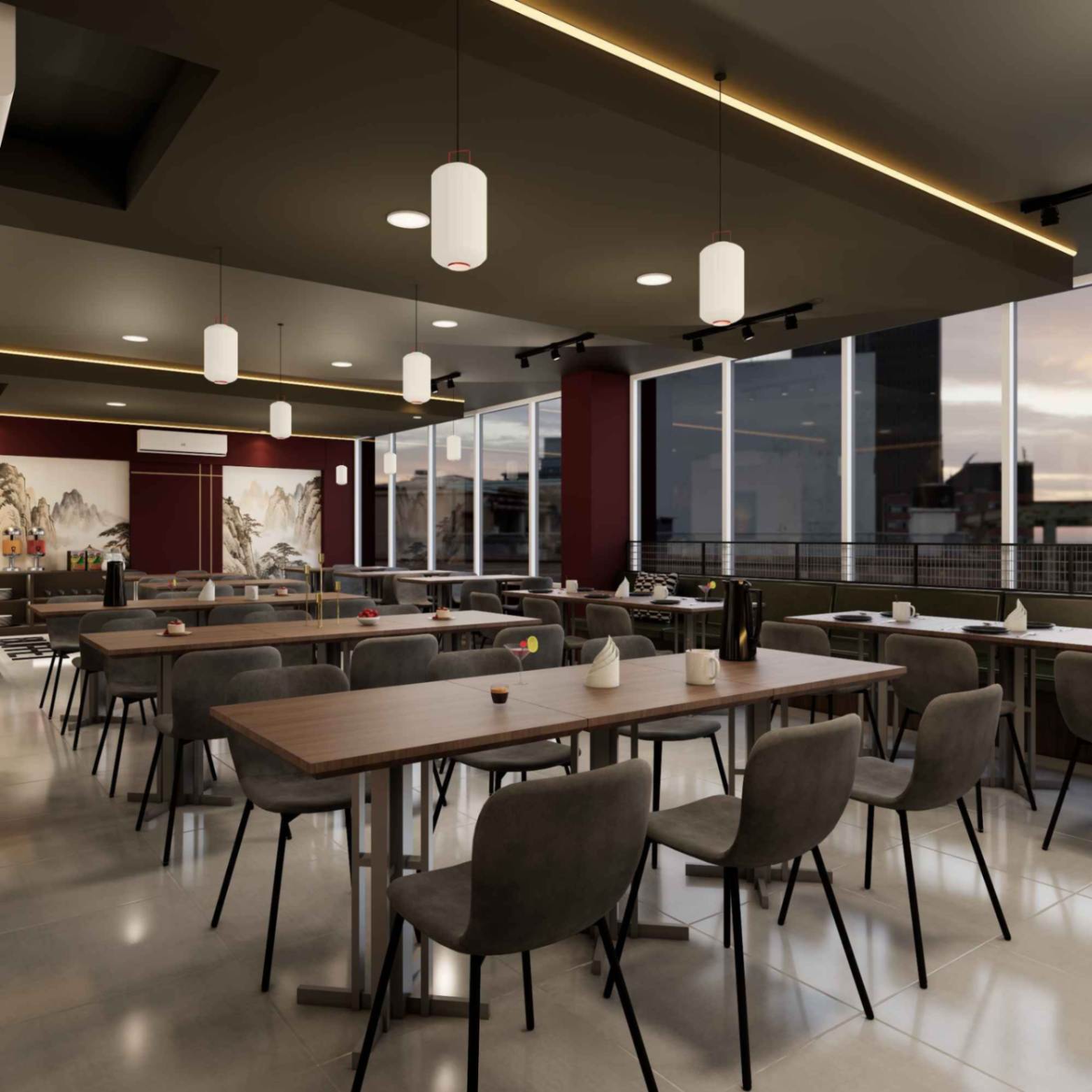 3D Design Renovasi Sipil dan Interior Resto Langit Rasa - Tangerang Serpong