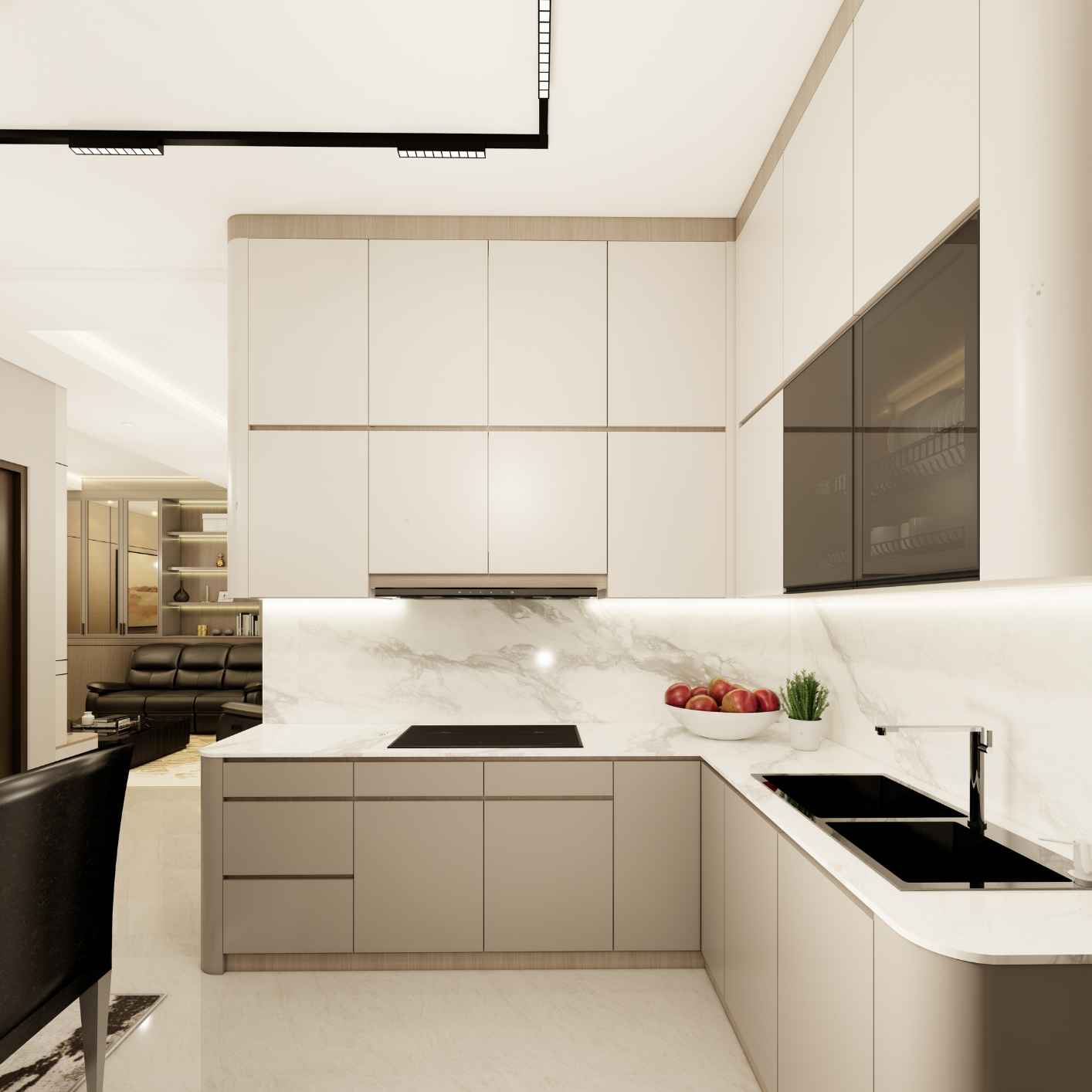 Gambar 3D Design untuk Cluster Chrysocolla