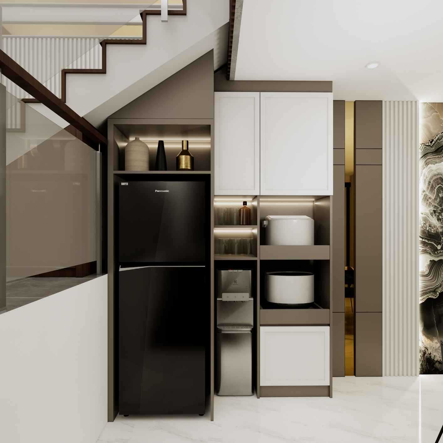 3D Design Renovasi Interior Rumah Giri Loka, Tangerang - Tangerang BSD