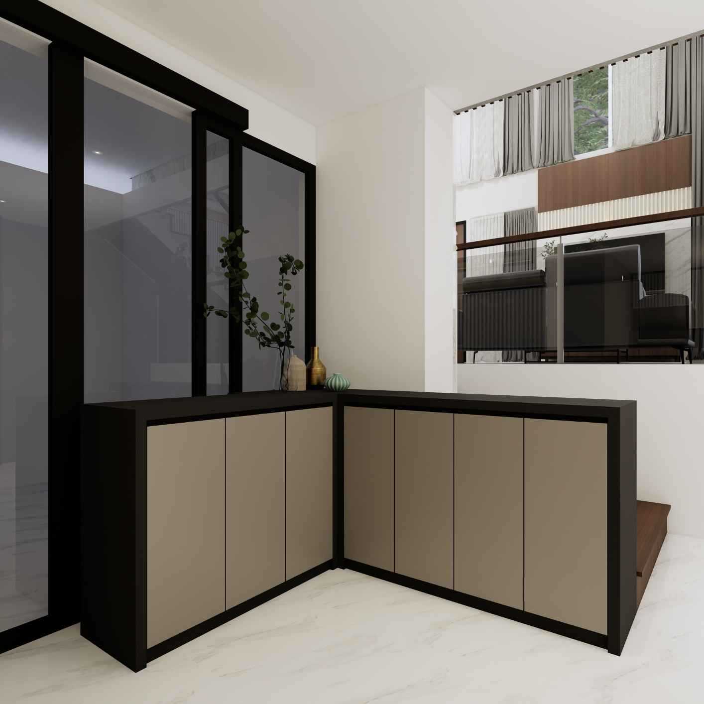 3D Design Renovasi Interior Rumah Giri Loka, Tangerang - Tangerang BSD