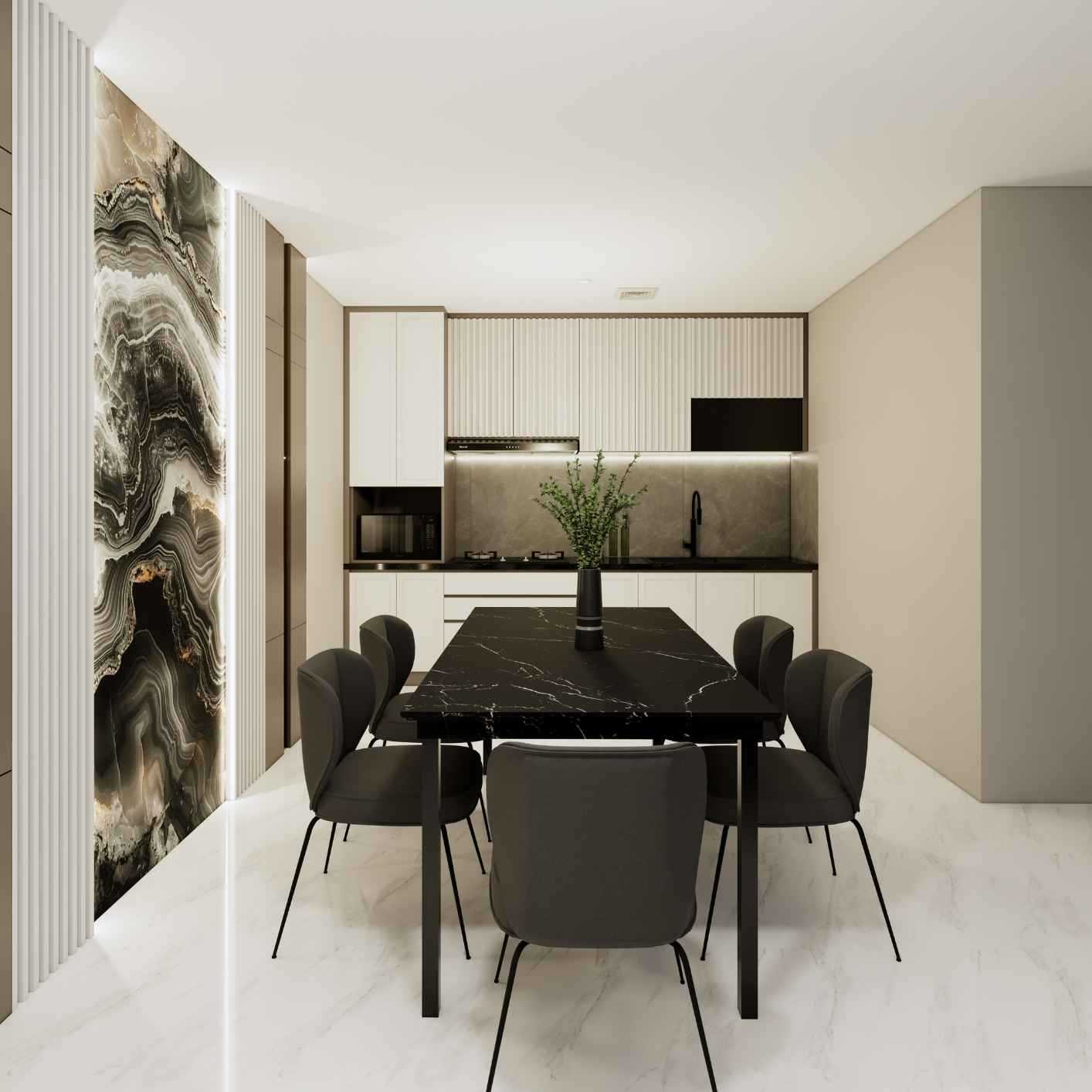 3D Design Renovasi Interior Rumah Giri Loka, Tangerang - Tangerang BSD