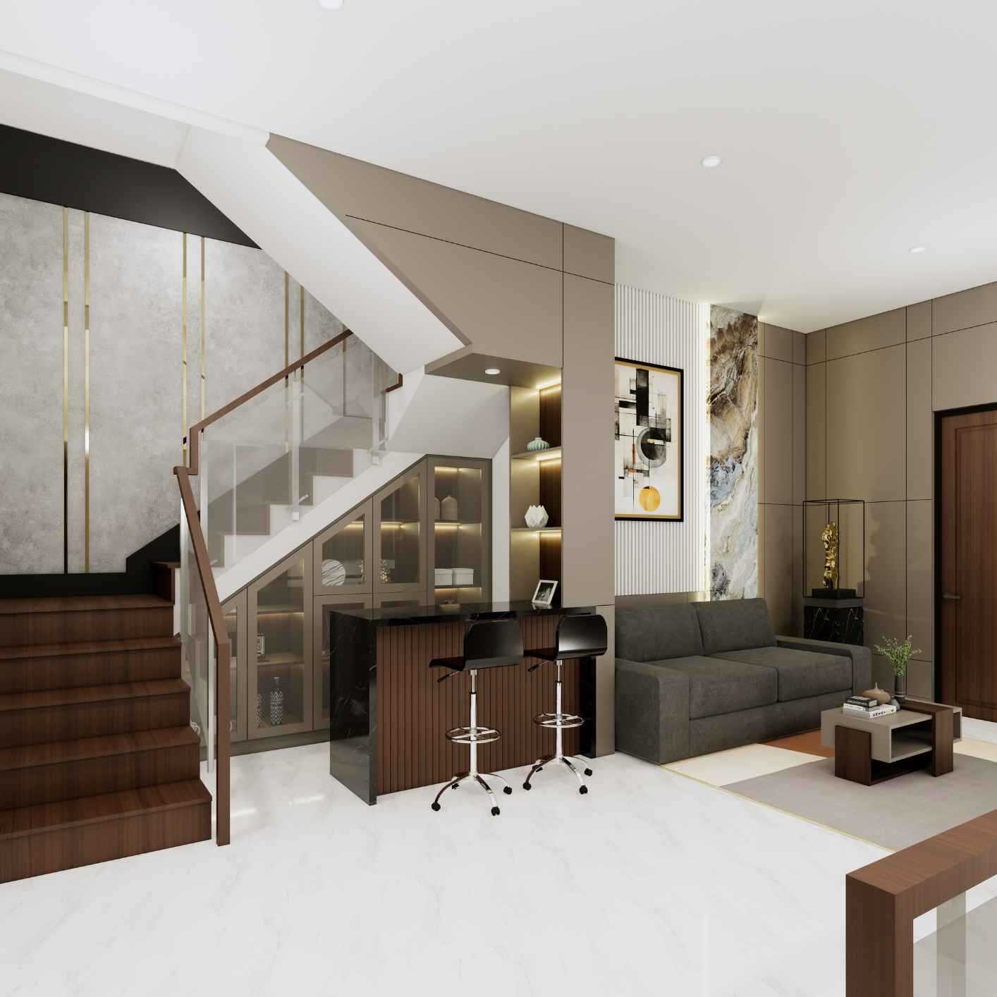 3D Design Renovasi Interior Rumah Giri Loka, Tangerang - Tangerang BSD