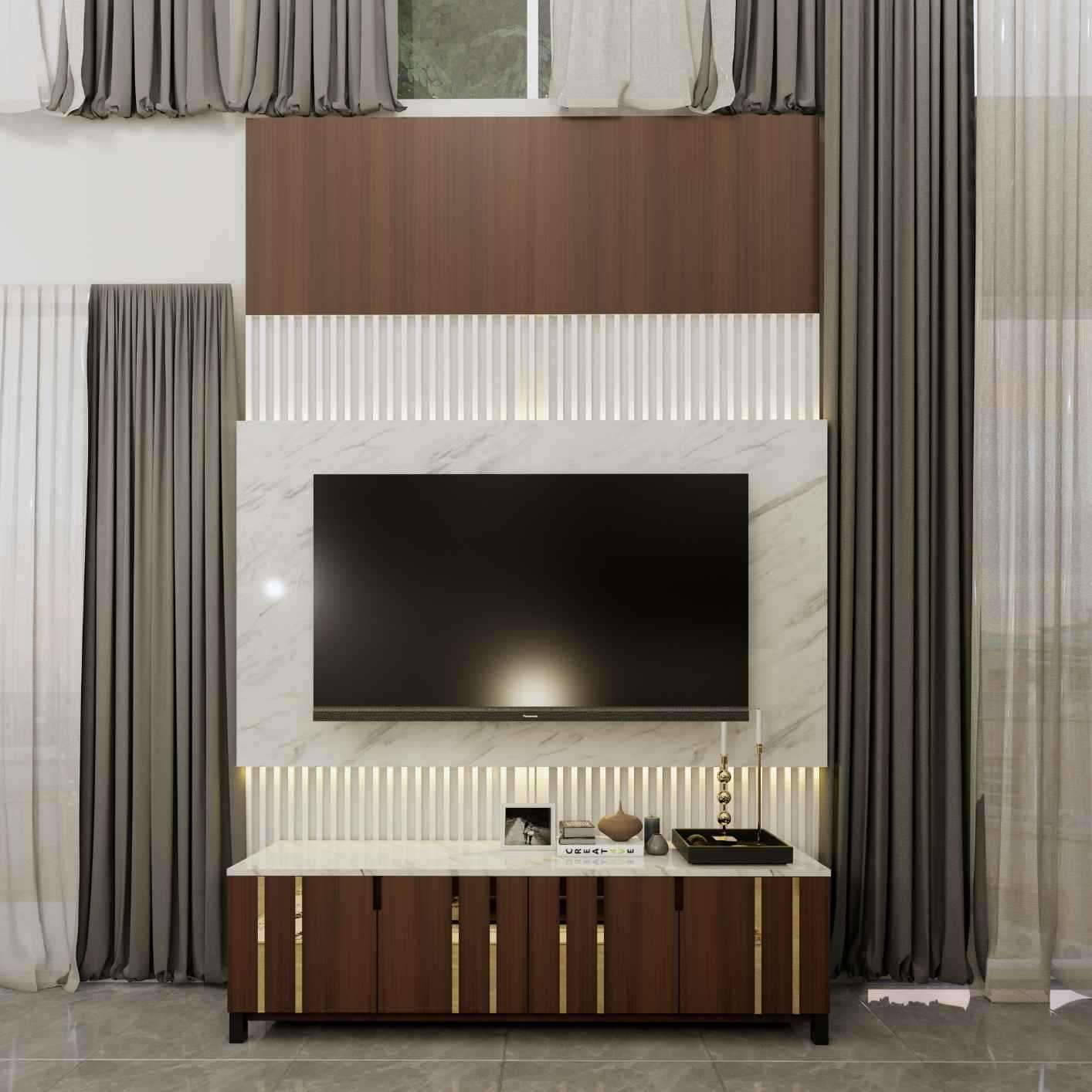 3D Design Renovasi Interior Rumah Giri Loka, Tangerang - Tangerang BSD