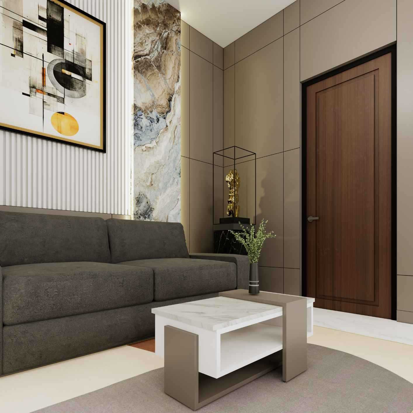 3D Design Renovasi Interior Rumah Giri Loka, Tangerang - Tangerang BSD