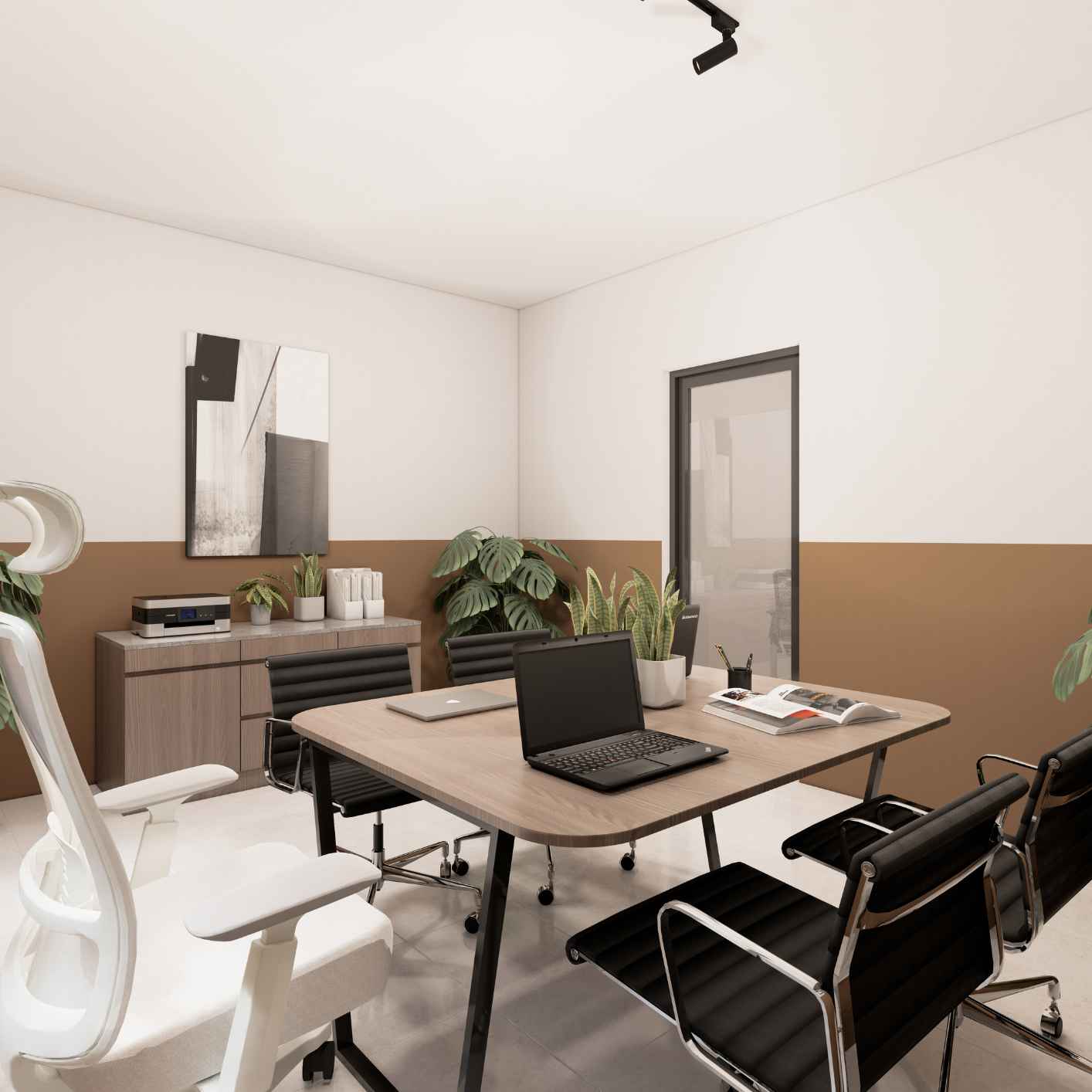 Gambar 3D Design untuk Office Bu Gaby