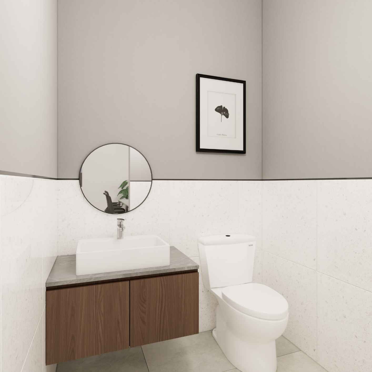 Gambar 3D Design untuk Office Bu Gaby