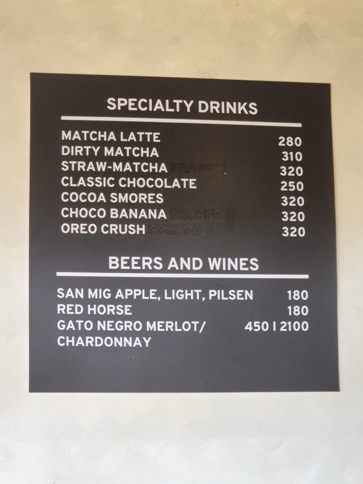 Foto der Speisekarte von Liam's Beach Cafe