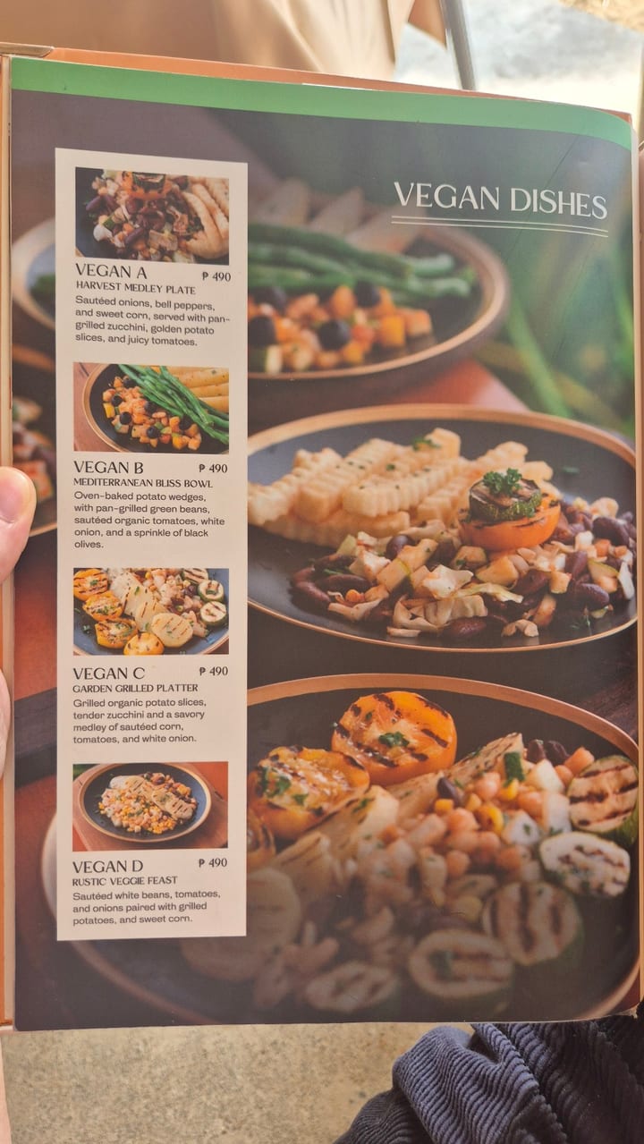 Photograph of the menu at Sunmai
