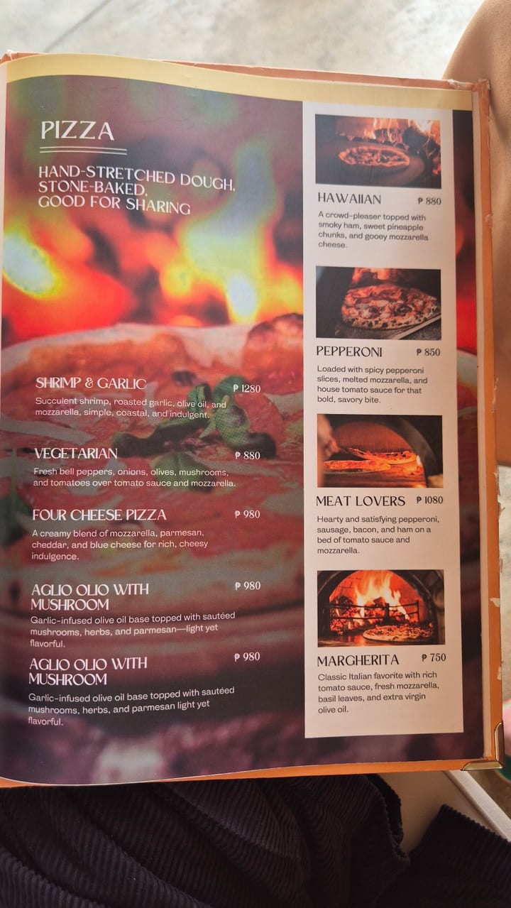Photograph of the menu at Sunmai