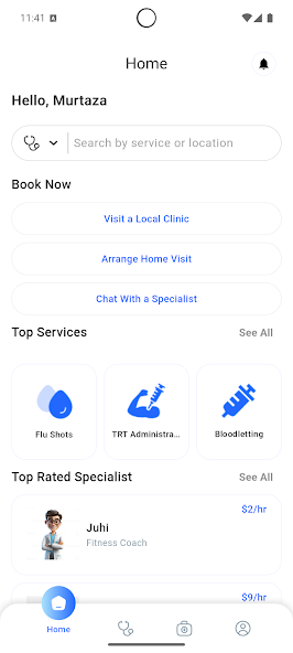Doctor Booking App — screen 5 of 8