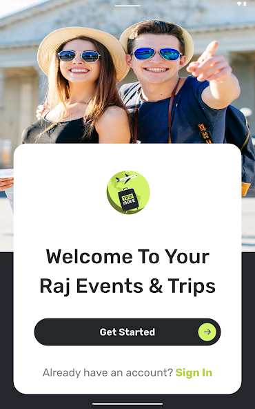 Raj Events & Trips — screen 3 of 8
